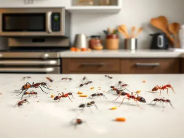 Quais tipos de formigas costumam aparecer na cozinha?