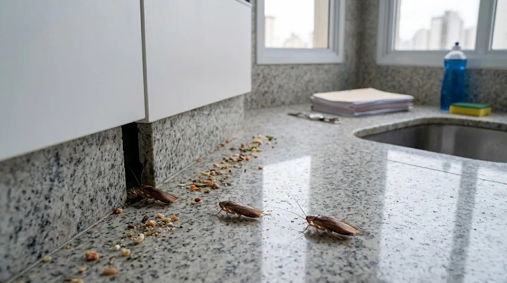 Os 3 erros que fazem infestações de baratas piorarem